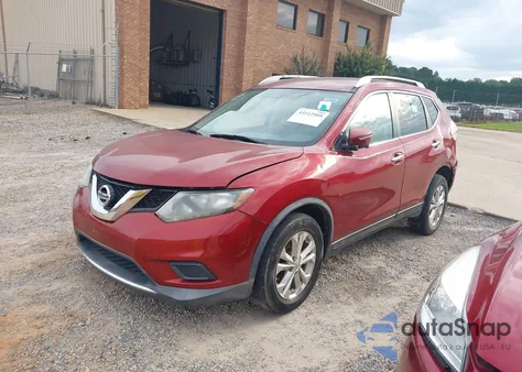 2015 Nissan Rogue Sv from USA, damaged, VIN KNMAT2MTXFP506690